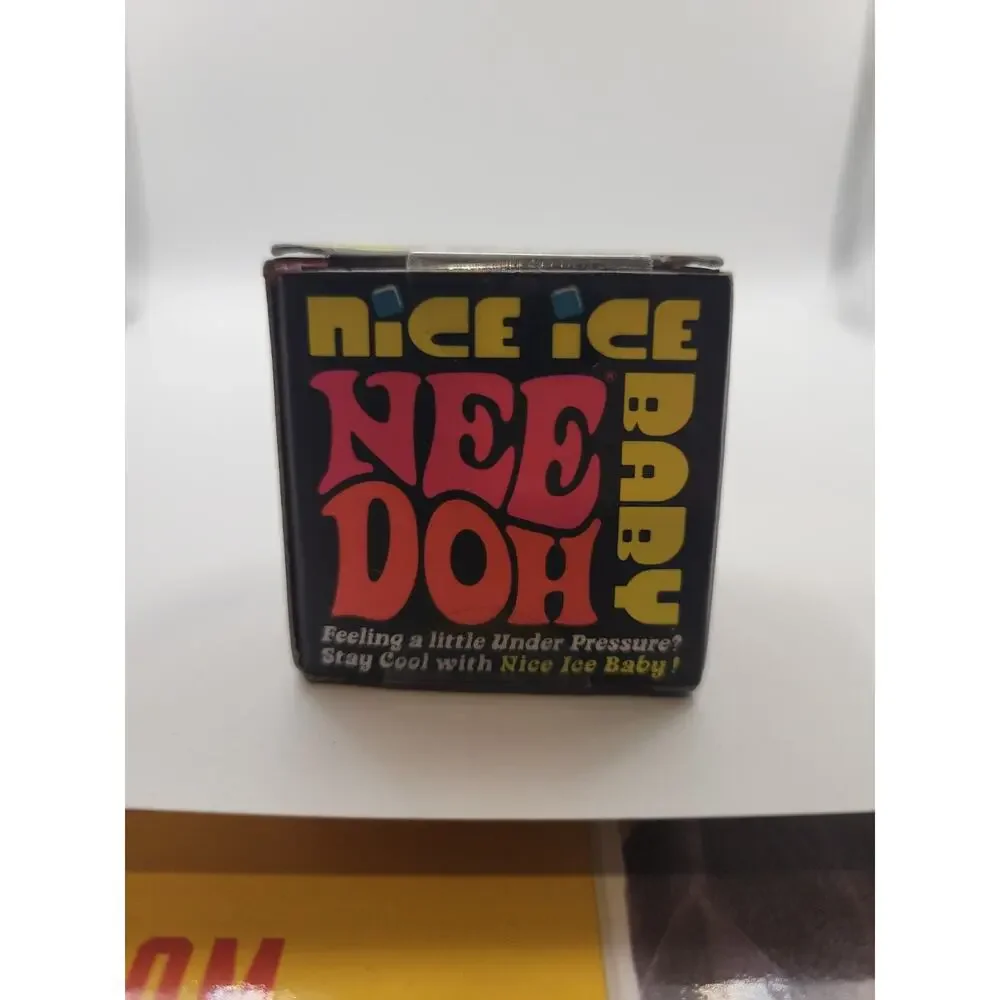 Needoh Nice Baby Mini Ice Cube Fidget Cube Toy PINK Sensory Viral NEW